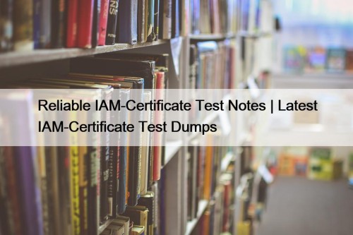 Reliable IAM-Certificate Test Notes | Latest IAM-Certificate Test ...